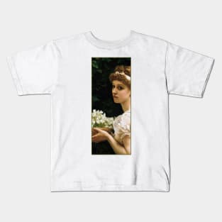 Pea Blossoms by Edward Poynter Kids T-Shirt